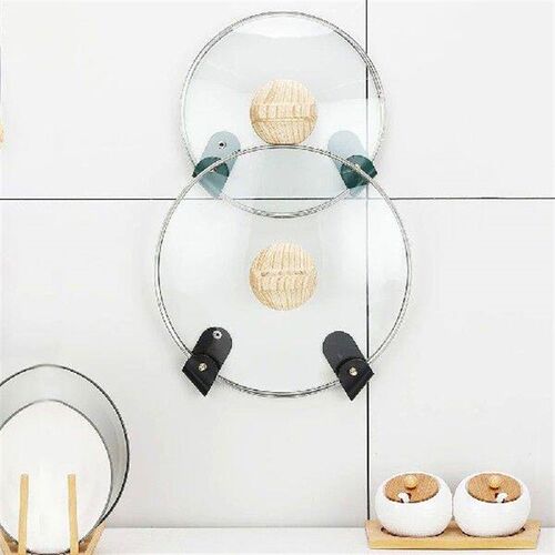 Punch-Free Pot Lid Rack With Hook Multi-Purpose Finishing