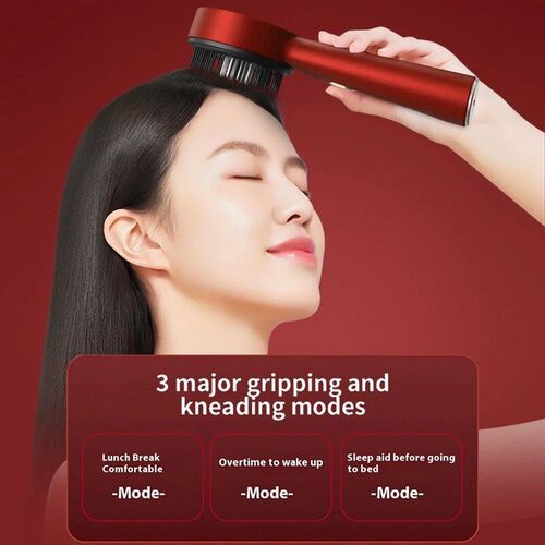 Electric Vibration Massage Comb Red Light Therapy Hair