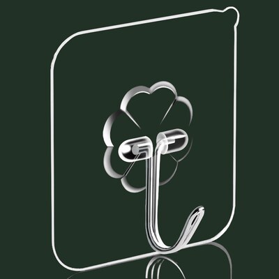 5 Pieces Strong Invisible Cartoon Transparent Anti-skid Hook