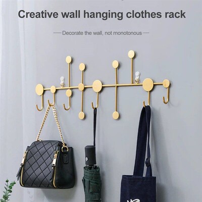 Luxury Fitting Room Coat Hooks Wall Mounted Clothes Rack Coa