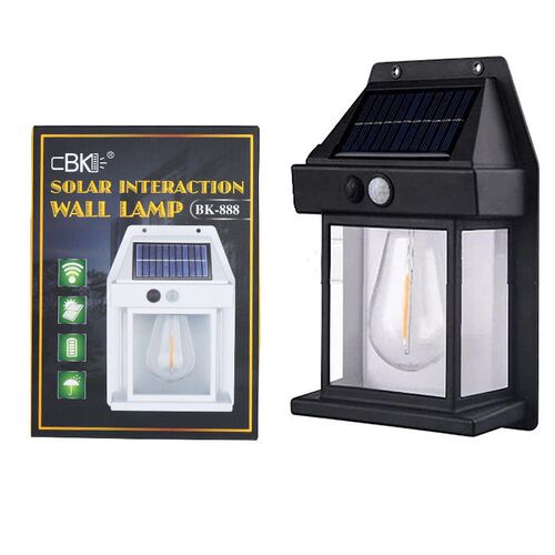 Solar Rechargeable Wall Lamp Outdoor Induction Lamp Waterpro