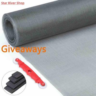 Anti Mosquito Net Screen Window DIY Customizable Cut PP Mesh