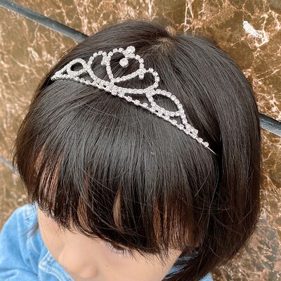 Children Tiaras and Crowns Headband Kids Girls Bridal Crysta
