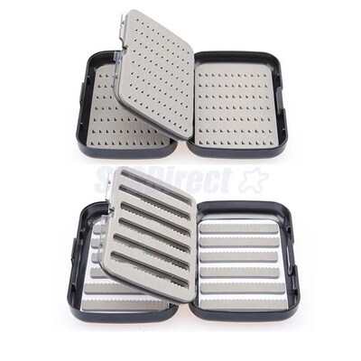 Fly Fishing Flies Box Waterproof Trout Bass Flies Fishing Ta