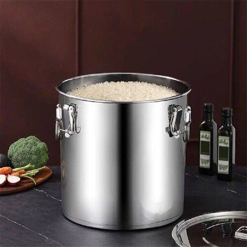 6/12L Stainless Steel Kitchen Canister with Seal Lid Food