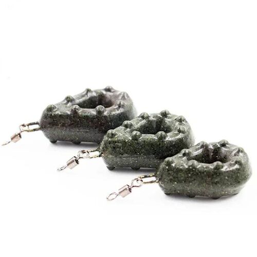 1/2/3pcs Carp Fishing Tackle Big Grippa Swivel Leads Weight-