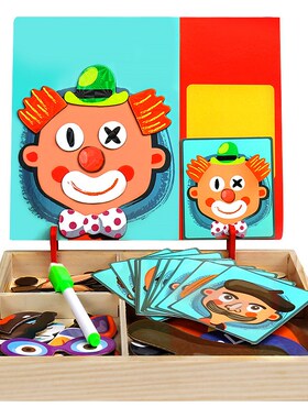 New Animals/ Vehicle Wooden Magnetic Puzzle Toys for Childre