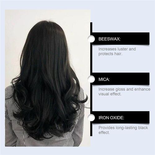 HOEGOA Temporary Black Hair Spray - Easy to Apply, Gentle on