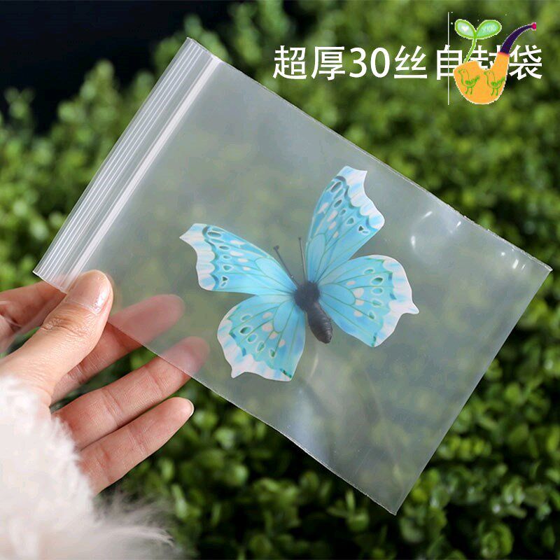 Thicken zip lock bag Package Storage Bag特厚袋加厚双面30丝小