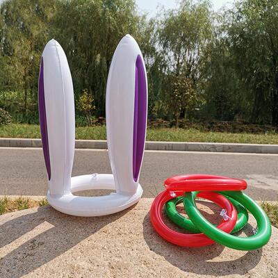 Easter Inflatable Bunny Rabbit Ears Game Easter Toss Party G