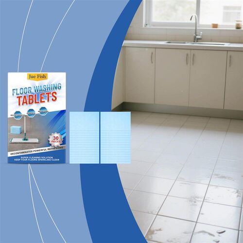 Jue fish Floor Cleaning Sheets - Multi-Effect Stain and Grim
