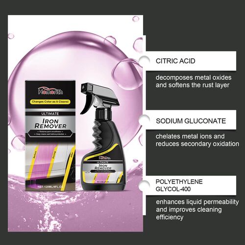 HOMONTH Car Rust Remover - Wheel and Metal Surface Cleaner,