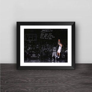 独行侠诺维斯基30000分记录实木装饰相框照片墙桌摆挂框摆件家居