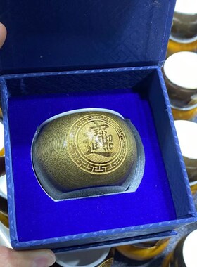 金丝楠木阴沉木陶瓷整料掏空主人杯实木家客厅摆设功夫茶杯送礼品