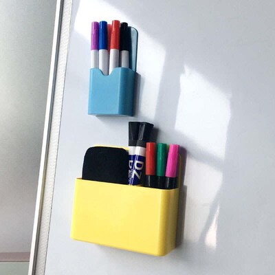 Magnetic Fridge Storage Box Cans Marker Pencil Pen Holder