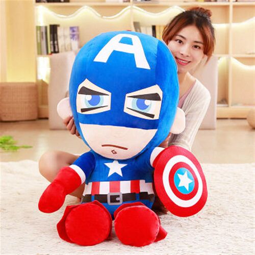 27/40cm Marvel Avengers Soft Stuffed Captain America Iron Ma