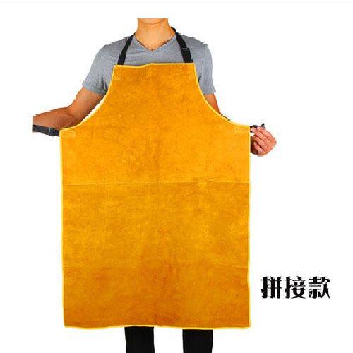 气保焊工作服牛皮电焊防烫耐高温防辐射二保氩弧焊工围裙焊接防护