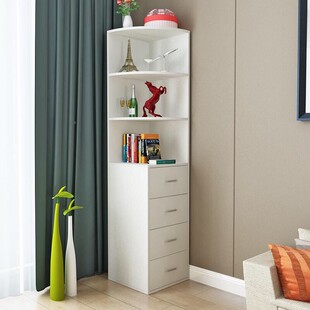 现代柜浴室转角带床头柜衣柜边柜墙角柜350客厅角柜三角锁卧柜室