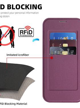 适用7iP349hone1磁灵盾皮革翻盖手机壳吸苹果6ProMa1x防摔保护套