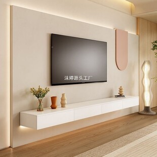 电3741视柜现代简北约茶几组户合轻奢欧卧室墙家柜用小型客厅电视