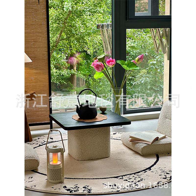 中古摇单人沙发形地毯衣帽轻奢高级感A双色椅子垫卧室间客厅摇椅