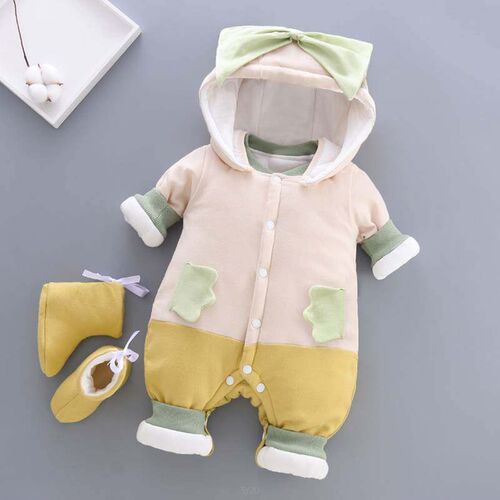 Baby Winter Rompers Newborn Cotton Jumpsuit Thick  Baby Girl