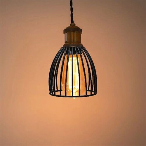 Nordic modern Wrought Iron Bird Cage Lampshade Retro Table