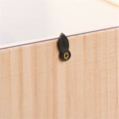 1PC Wood Bird Nests Garden Outdoor Suction Cup Visible Bird