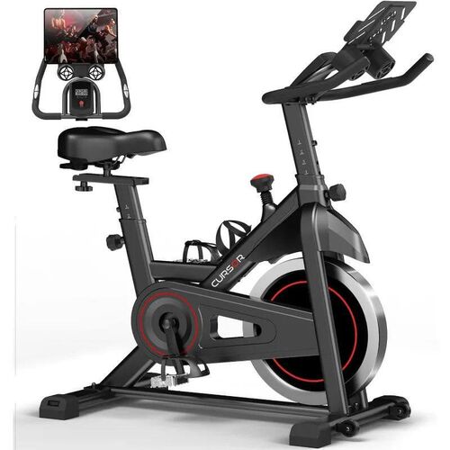 CURSOR FITNESS Exercise Bike, Stationary Bikes for Home, Ind