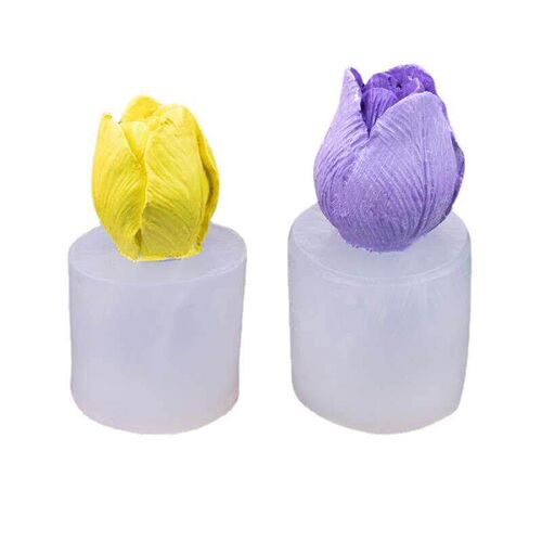 D Tulip Silicone Candle Mold Handmade Soap Plaster Resin