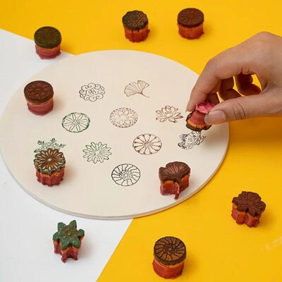 Pottery Tools Sponge Stamp Washable Creative Clay Painting