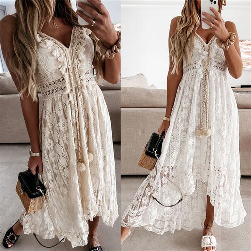Women Maxi Dress Summer Vintage Boho Dresses Party Dress