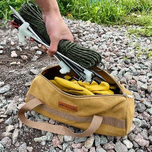 Ground Stakes Bag Portable Tent Ground Nail Wind Rope