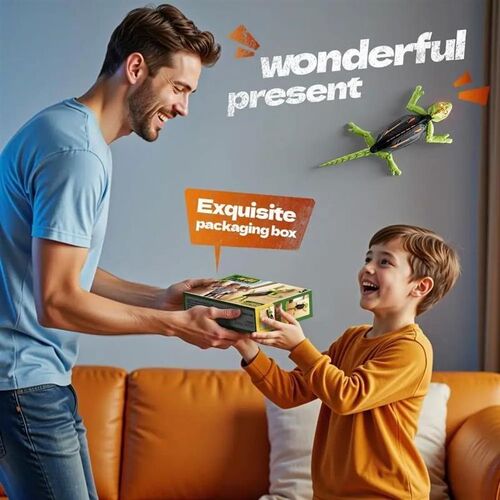 Magic Climber! RC Wall Climbing Lizard Robot Toy, Remote Con