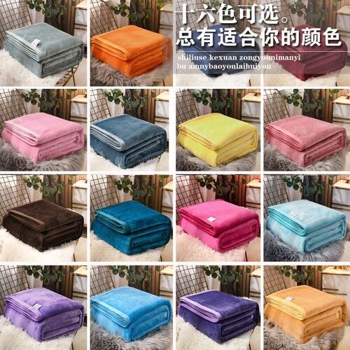 Blanket Quilt winter Double sided warmth Extra thick flannel