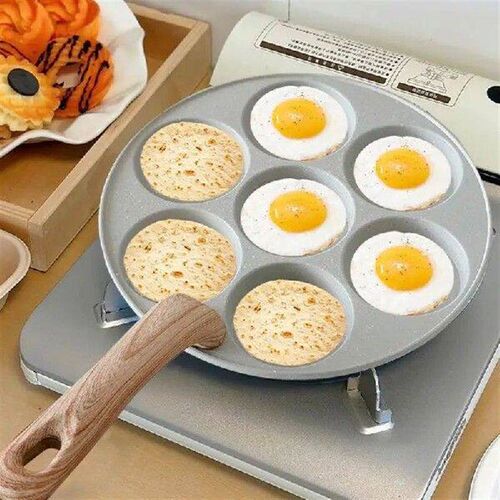 Nonstick 7 Cups Pancake Pan 7 Cups Omelette Hamburg Frying