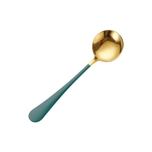 Influencer Round-Head Spoon, Stainless Steel Creative Cute C
