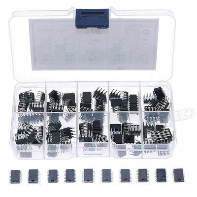 100Pcs/Box IC Integrated Circuit Chip Assortment Kit Icl7660