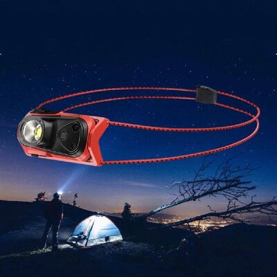 Portable Head Lamp Flashlight Intelligent Waving Sensor