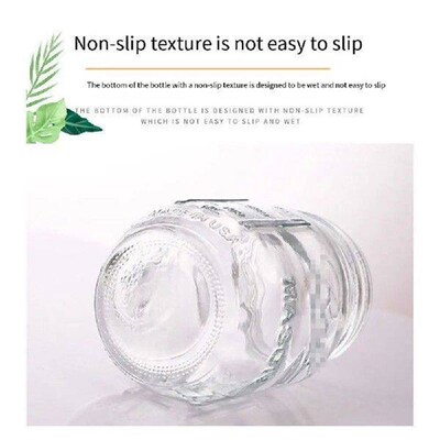 Glass Mason Jar Soap Dispenser Vintage Clear Lotion Bottle