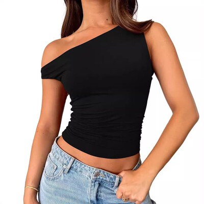 Womens Clothing 2025 All-match Solid lor Stitching Decorati