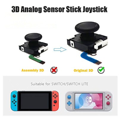 1/2/4pcs For Nintendo Switch/Switch Lite Controller 3D Repla