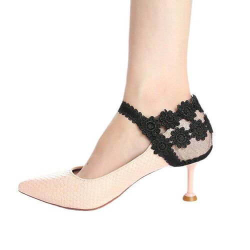 Summer Womens Lace-up Non-slip High Heel Shoe Accessories -