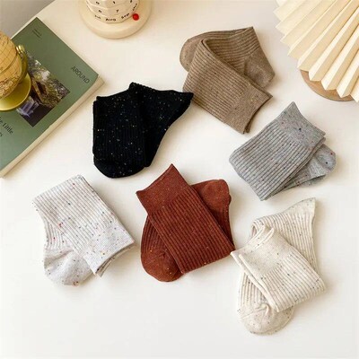 Womens Long Socks High Quality Autumn Winter Warm Thick Mid