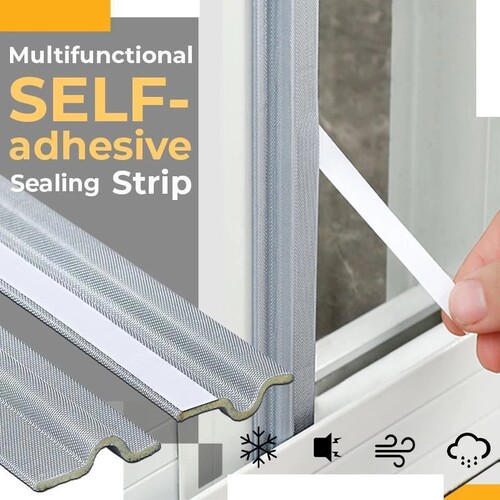 Self-Adhesive Window Sealing Strip Weather Soundproofing Sou