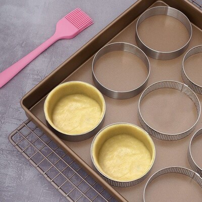 Tart Ring Cake Mousse Cookies Pastry Circle Cutter Pie Mold