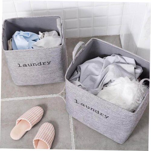 folding large size dirty clothes fabric basket laundry box