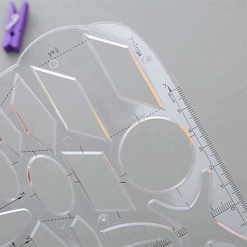 Geometric Graphics Function Ruler Jor High School Senior hig