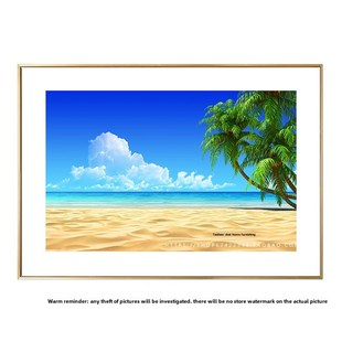 大海蓝天装饰画海洋沙滩客厅餐厅挂画玄关书房墙画海边民宿客房画