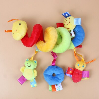 Baby Crib Hanging Rattles Toys Car Seat Toy Soft Mobiles Str